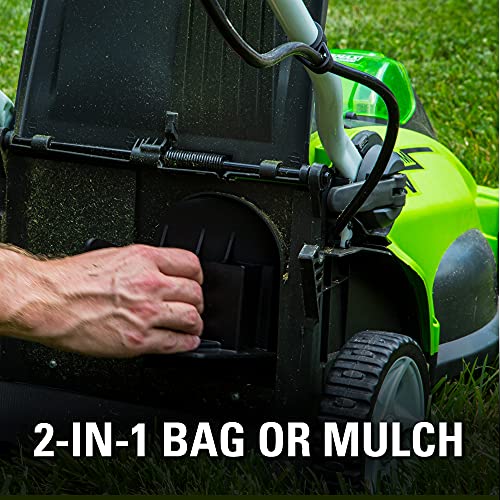 Greenworks 40V 16" Cordless Electric Lawn Mower, 4.0Ah Battery and Charger Included - Image 6